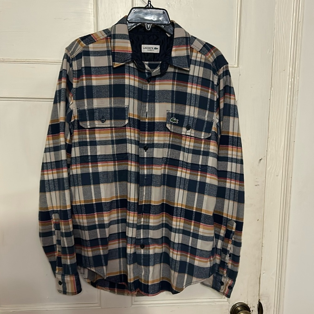 Nice warm and casual lacoste button down